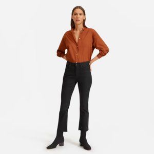 Everlane Kick-Crop Jean in Black